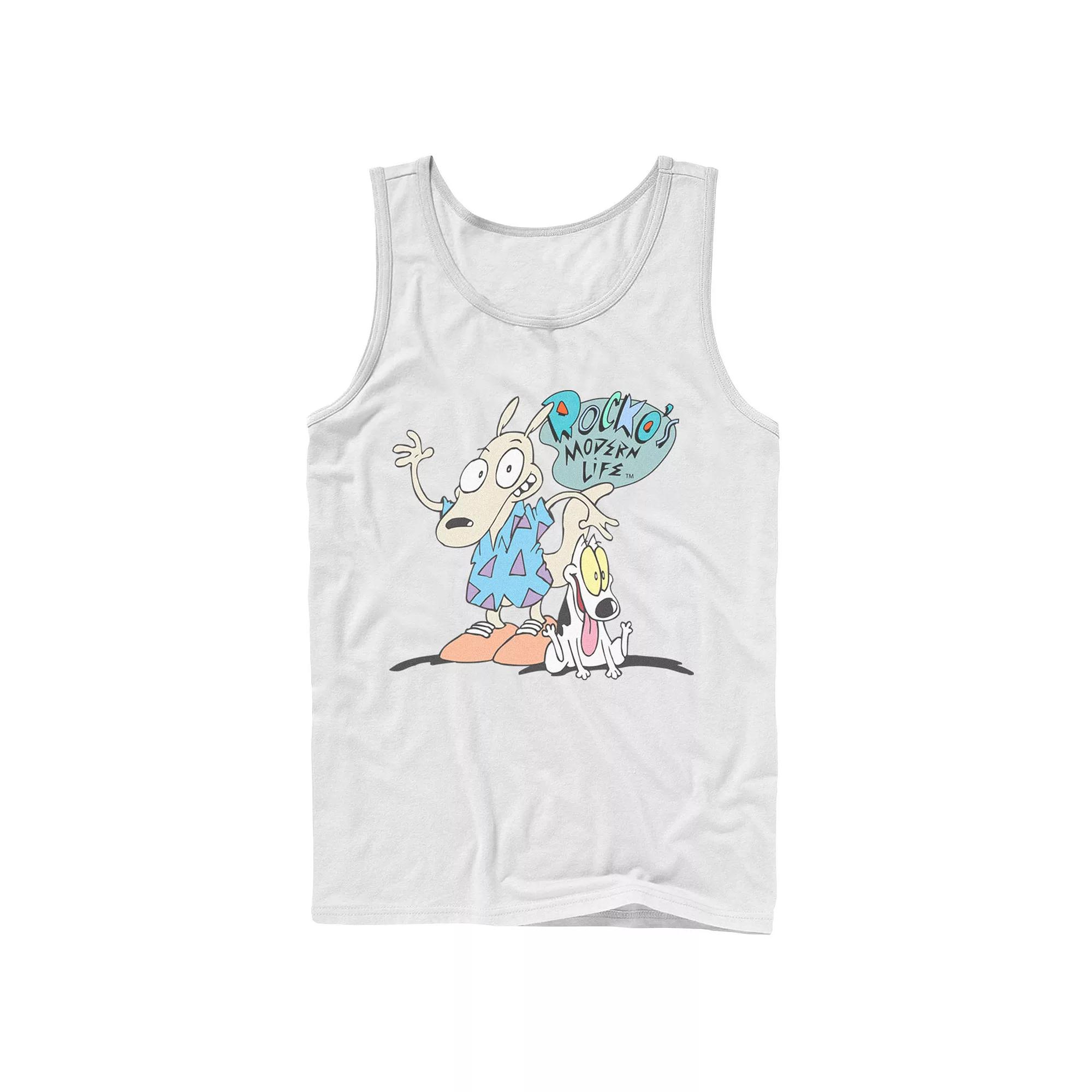 Men's Jurassic World Grey Jungle Classic Logo Tank Top,  Product Image