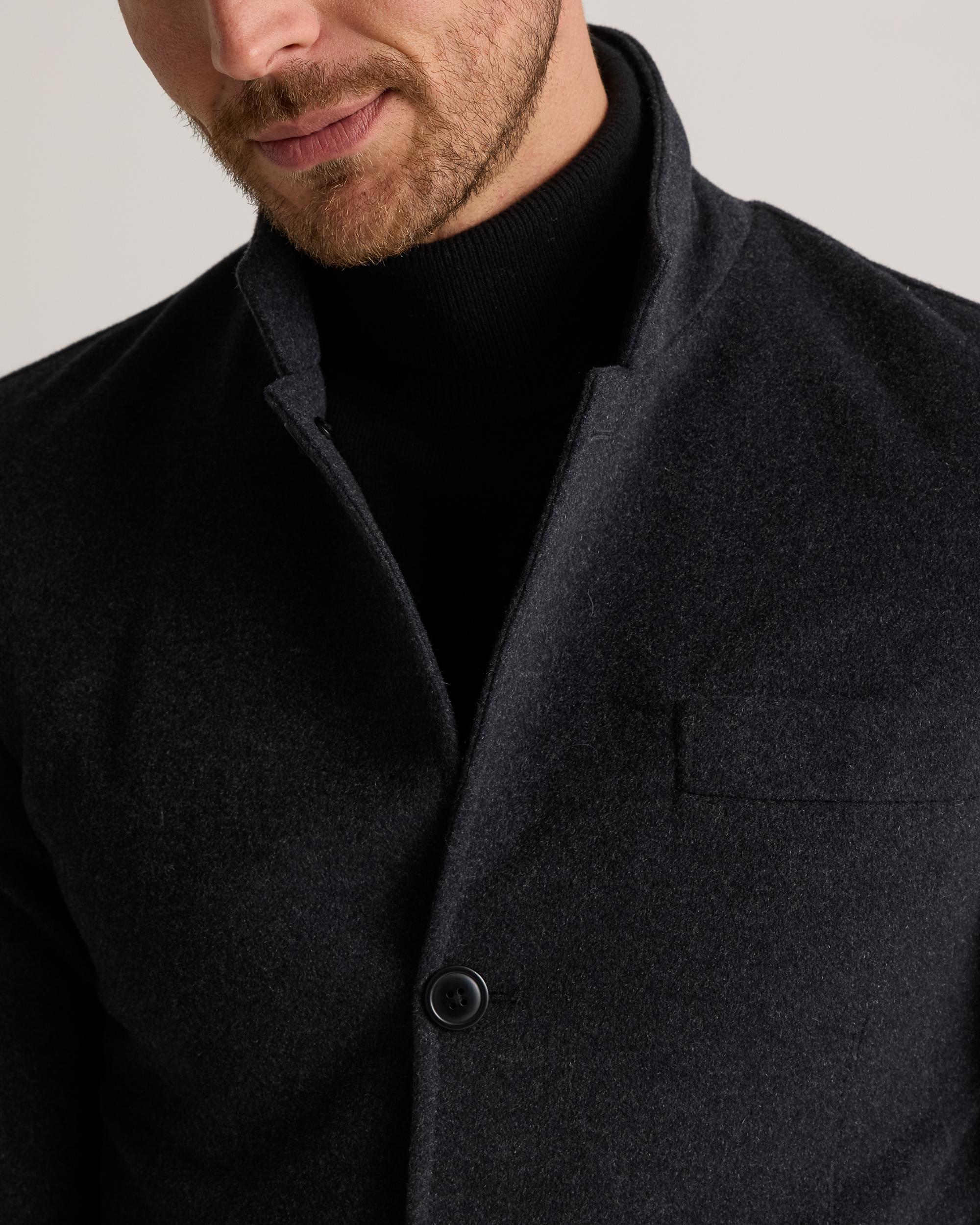 Quince | Men's 100% Mongolian Cashmere Stand Collar Blazer Size XL Product Image