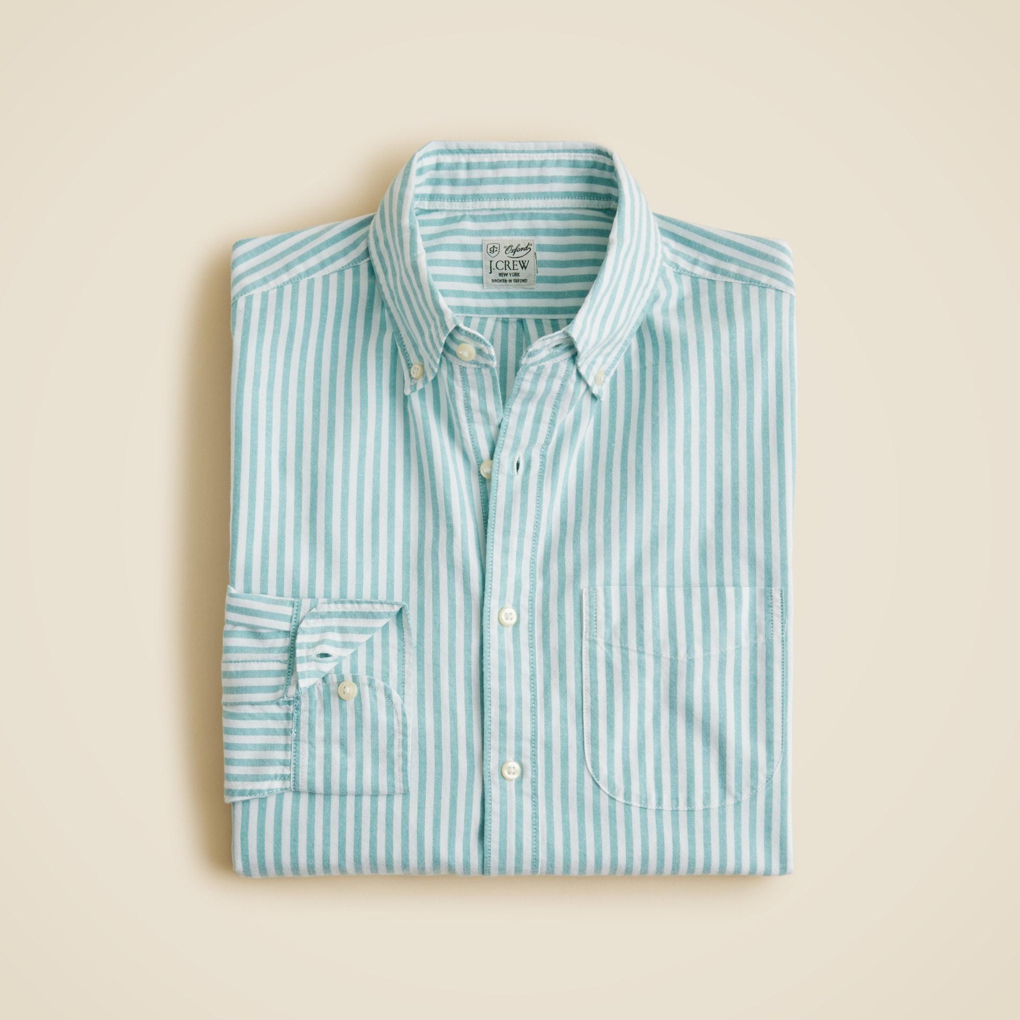 Broken-in organic cotton oxford shirt Product Image
