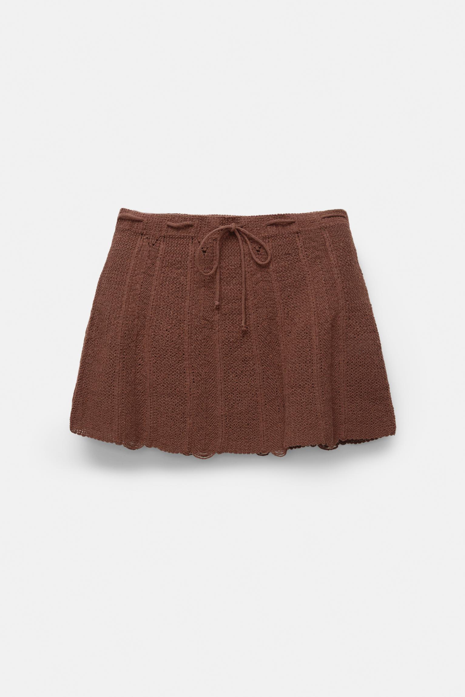 Crochet mini skirt Product Image