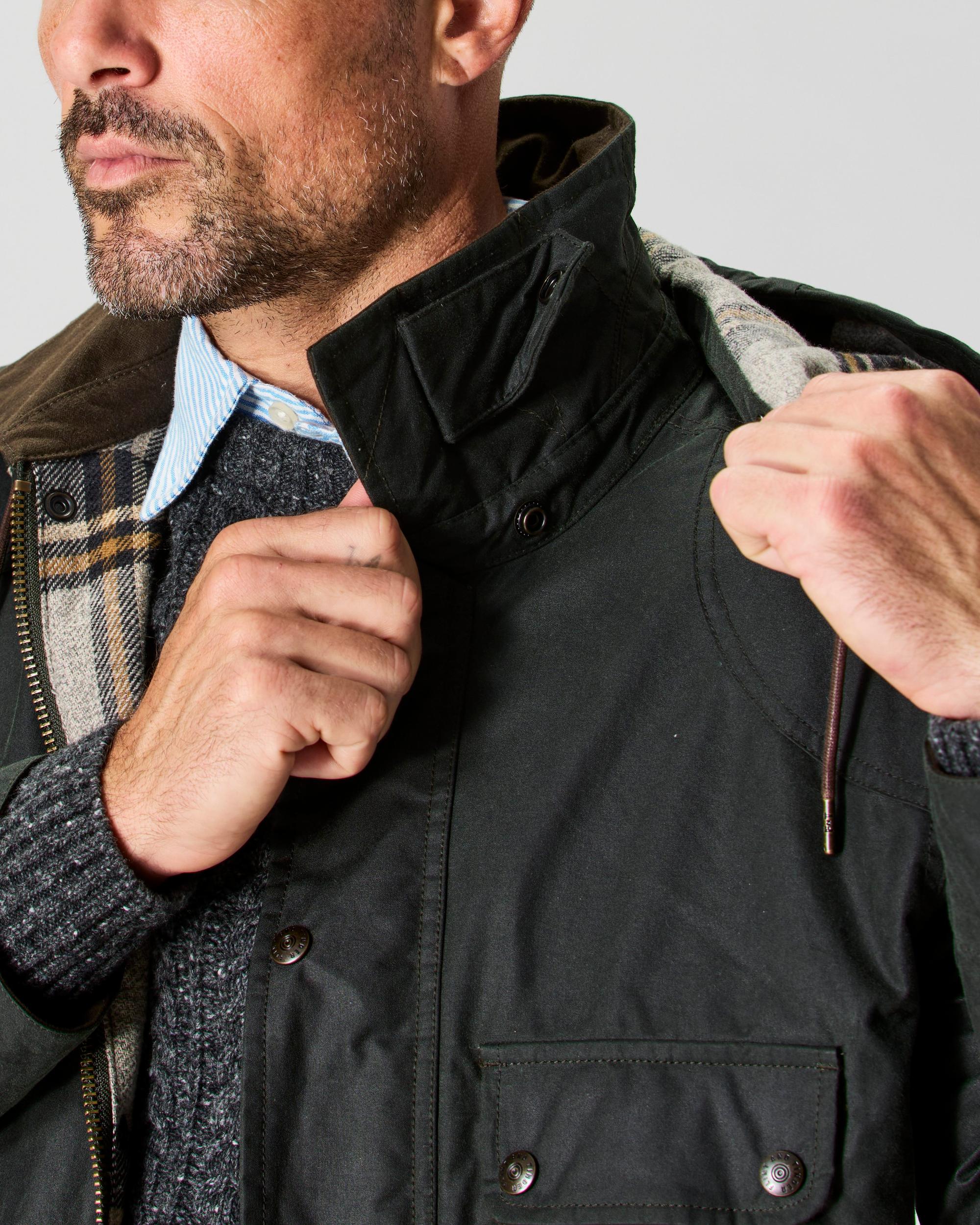 Flannel-Lined Waxed Hudson Jacket Product Image
