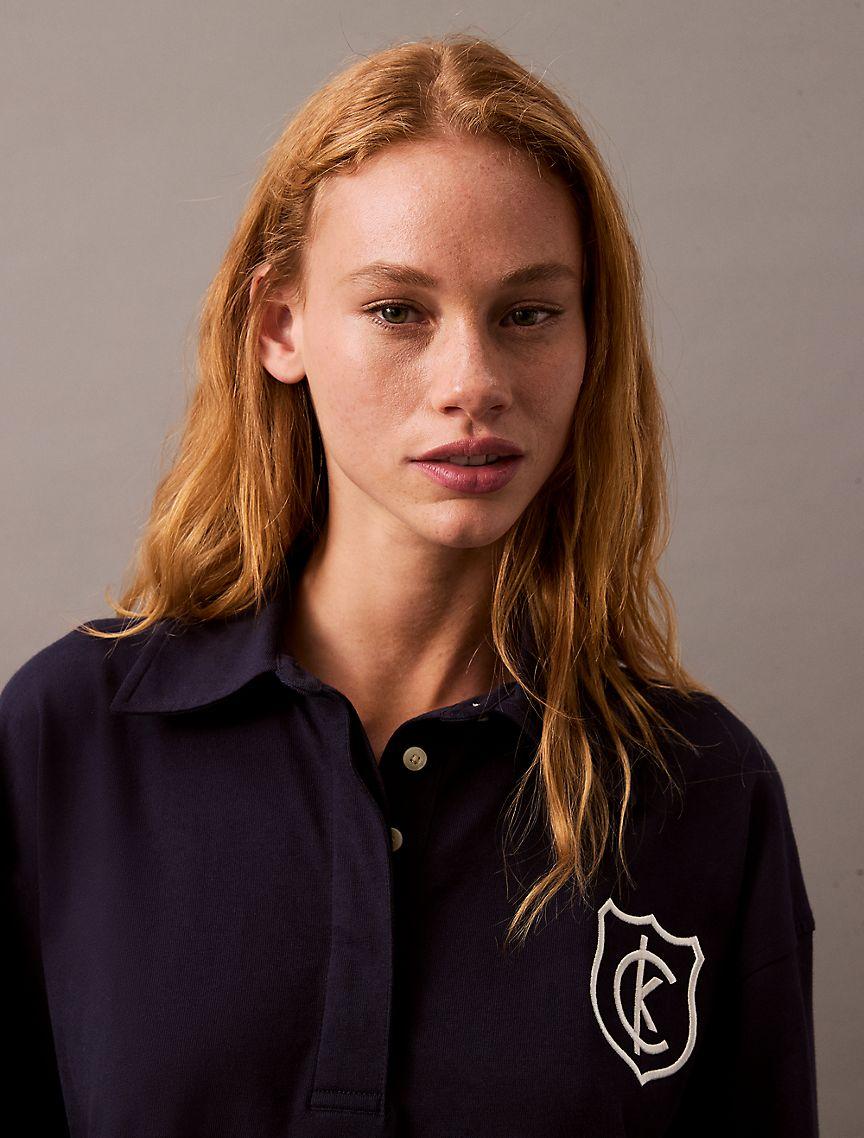 Logo Crest Polo Mini Dress Product Image