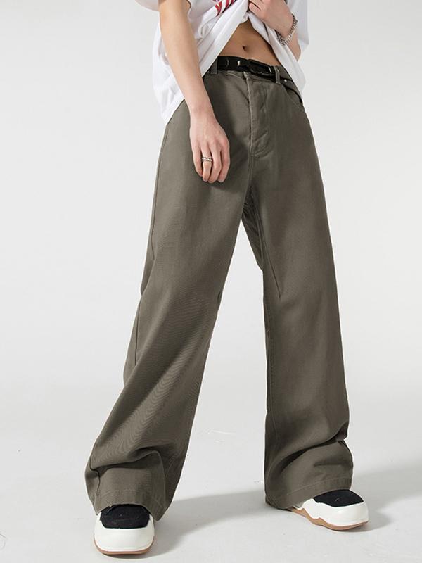 Stylish Comfortable Wide-Legged Loose Loose Jeans Product Image