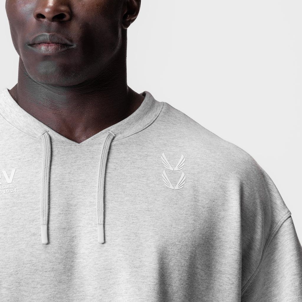 0945. Micro-Terry Warm-Up Tee - Heather Grey Product Image