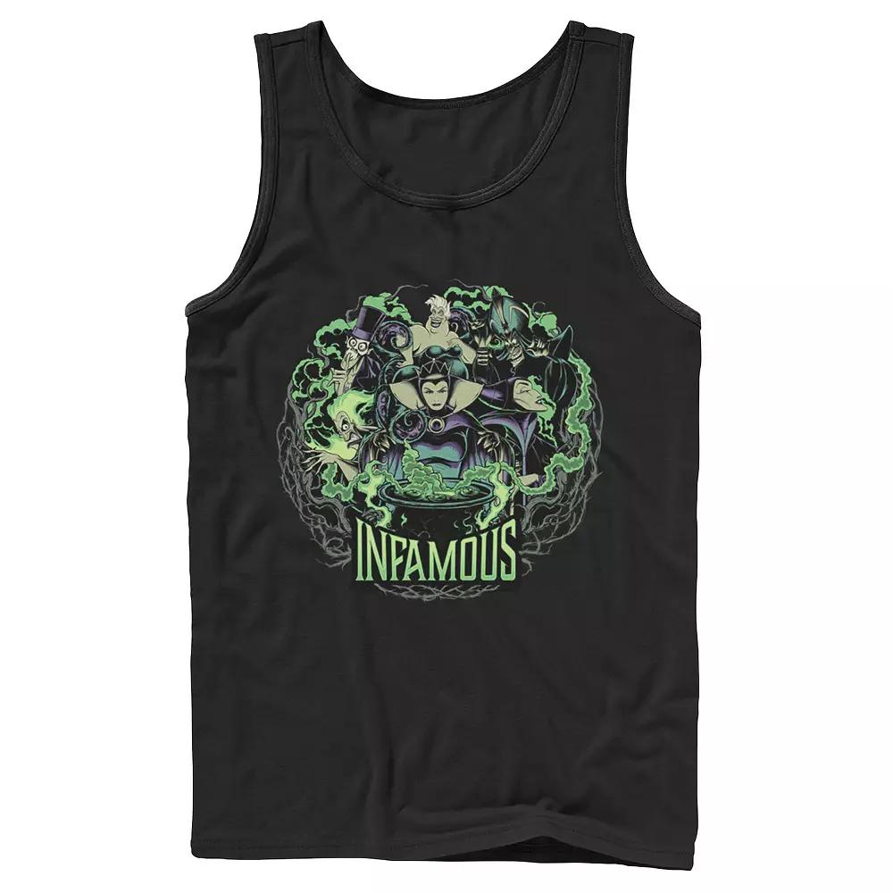 Disney's Villains Infamous Evil Group Men's Tank Top,  Product Image