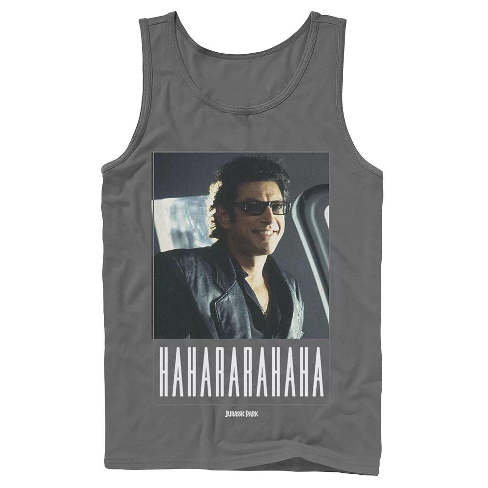 Men's Jurassic Park Ian Malcolm Hahararahaha Tank Top,  Product Image