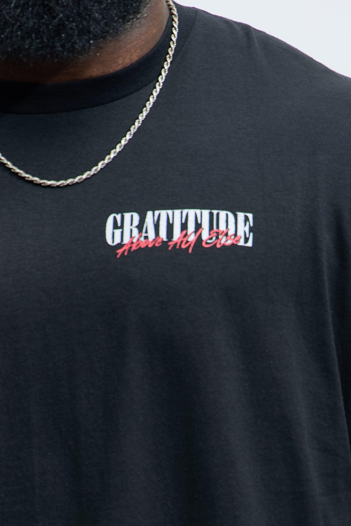 Above All Else Short Sleeve Tee - Black Product Image