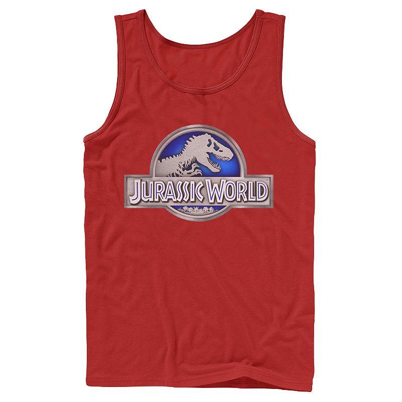 Men's Sunset And Mountain Waves Design Tank Top,  Product Image