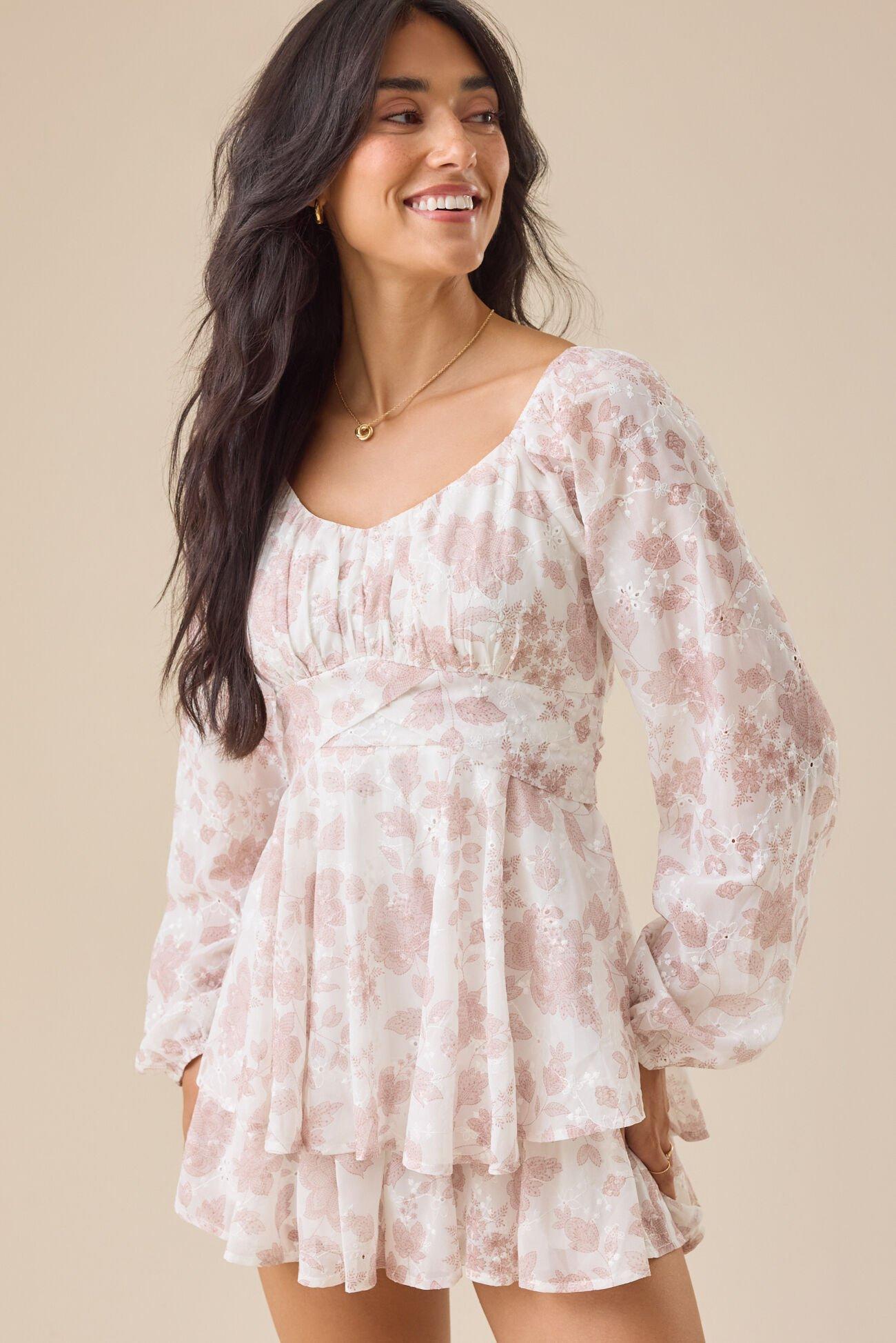 Gracie Long Sleeve Romper Product Image