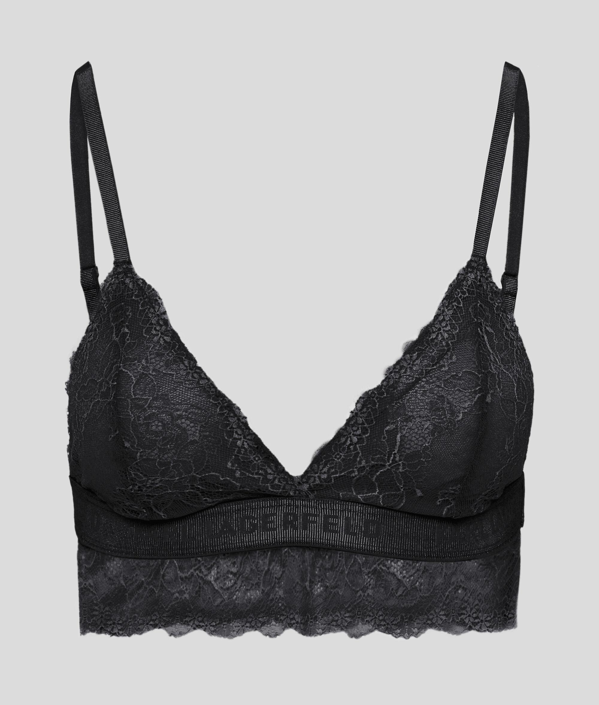 LONGLINE LACE TRIANGLE BRA Product Image
