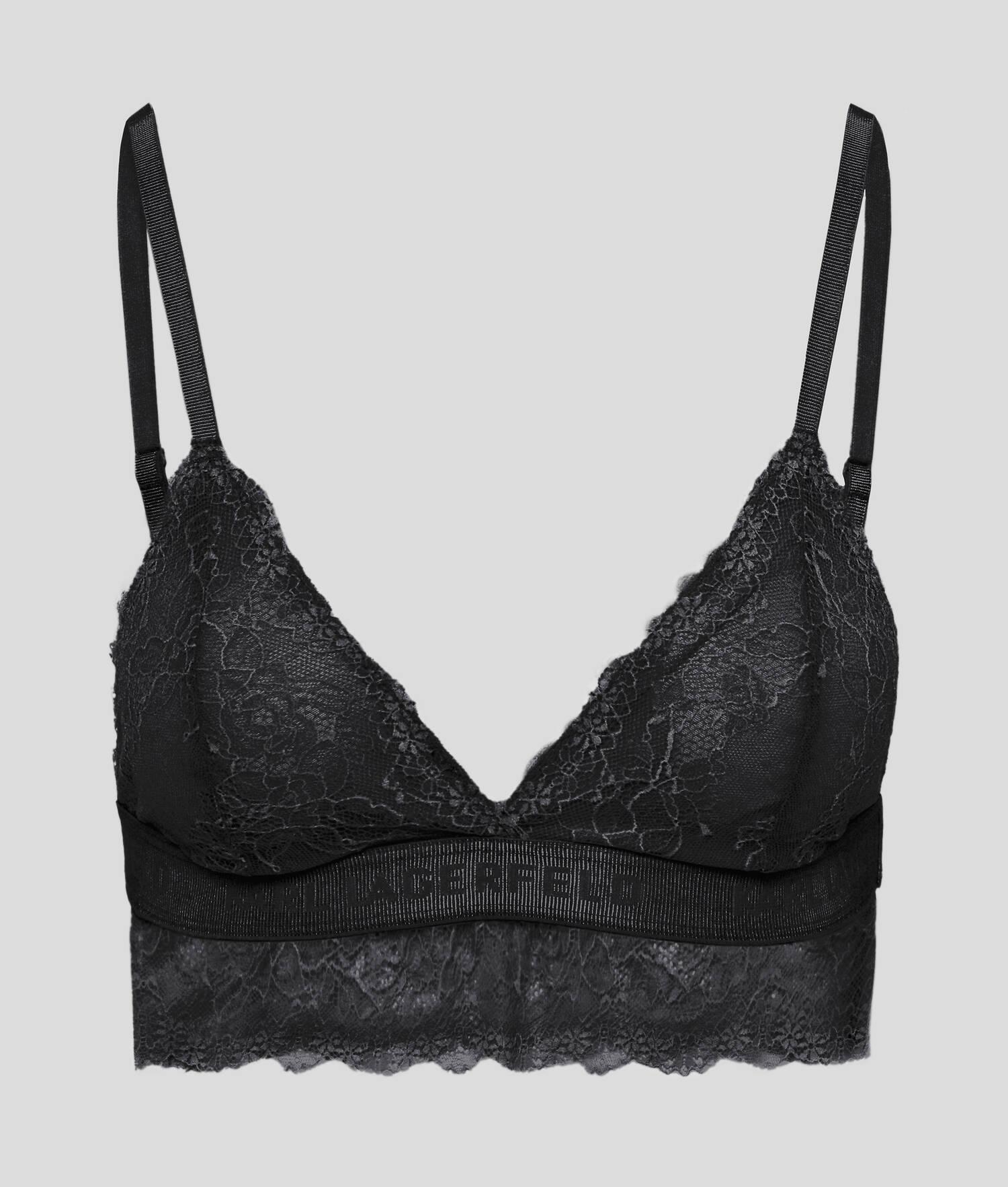 LONGLINE LACE TRIANGLE BRA Product Image