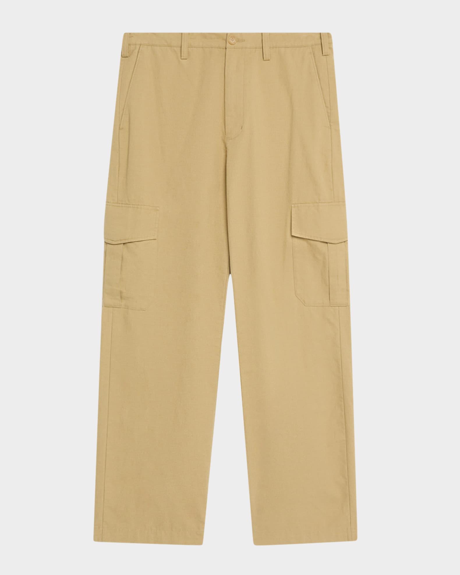 Men's Cotton-Linen Cargo Pants Product Image