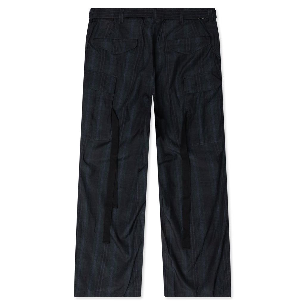 Plaid Pants - Black Male Product Image