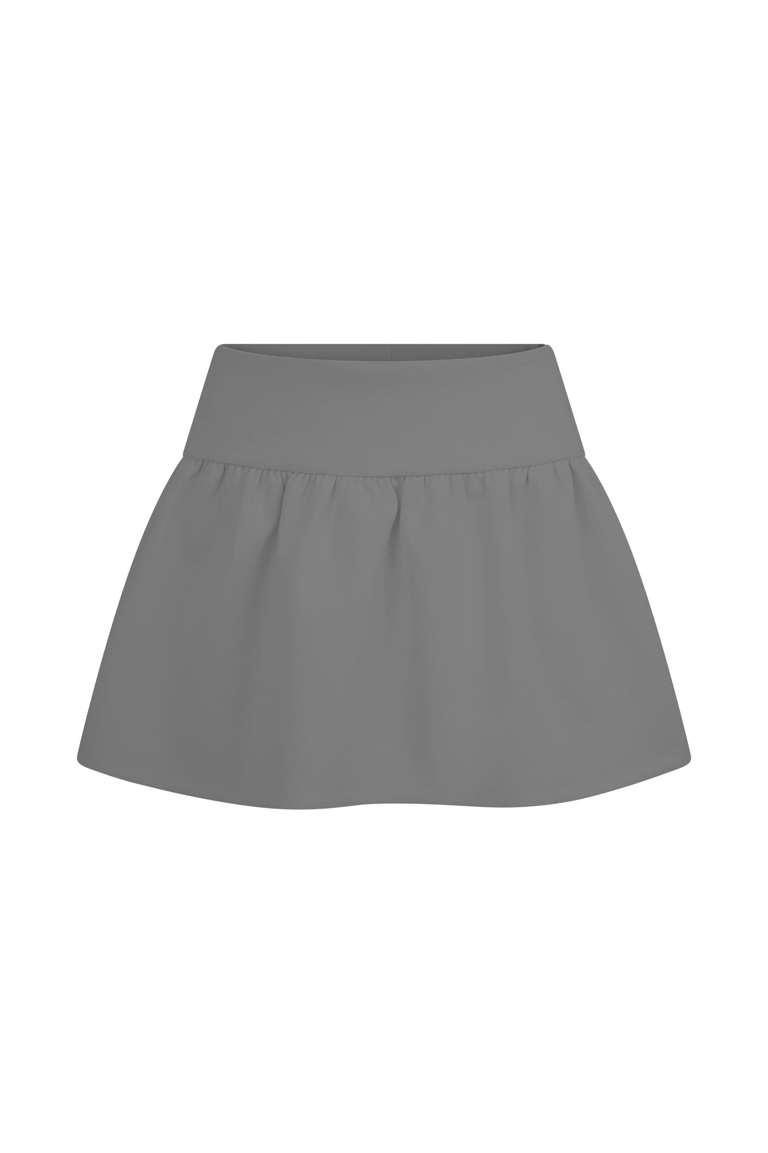 Jennie Frill Mini Skort - Black Product Image