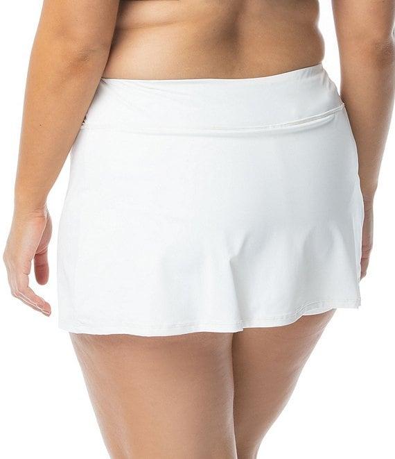 Beach House Plus Size Paloma Beach Solids Emma Swim Skort Product Image