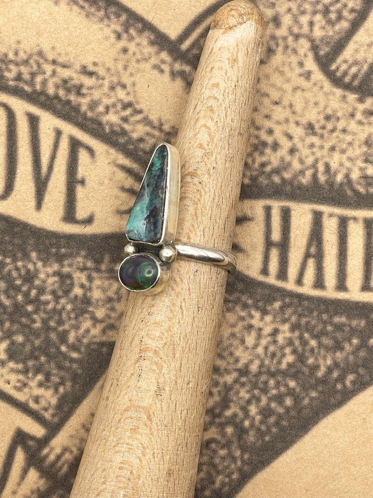 Sterling Silver Boulder Opal Ring Product Image