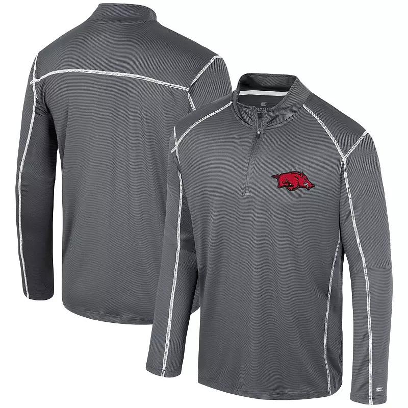 Mens Colosseum Arkansas Razorbacks Cameron Quarter-Zip Windshirt Product Image
