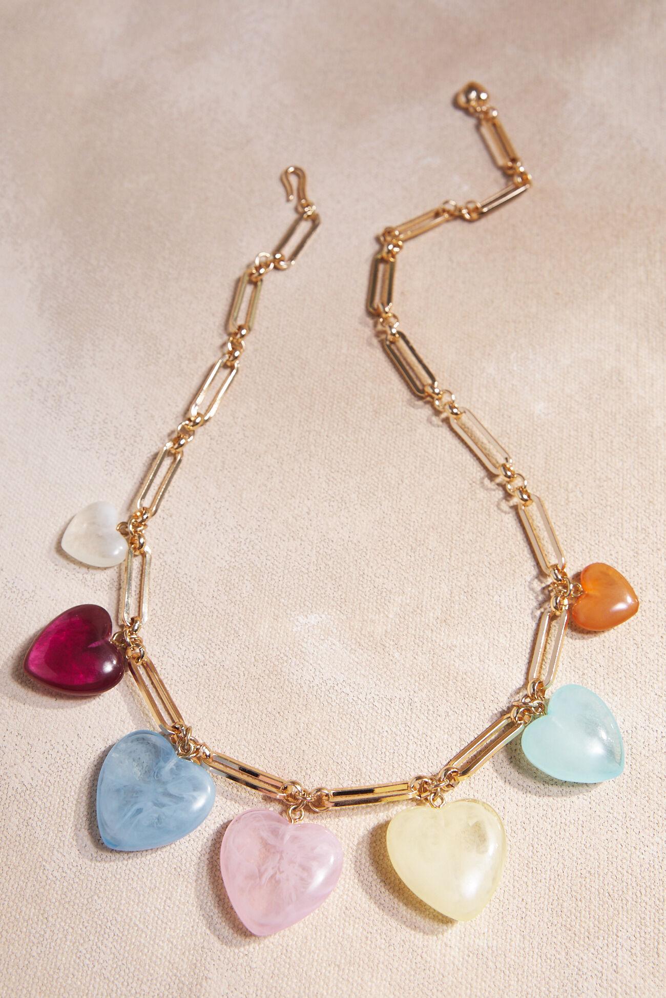 Stone Heart Necklace Product Image