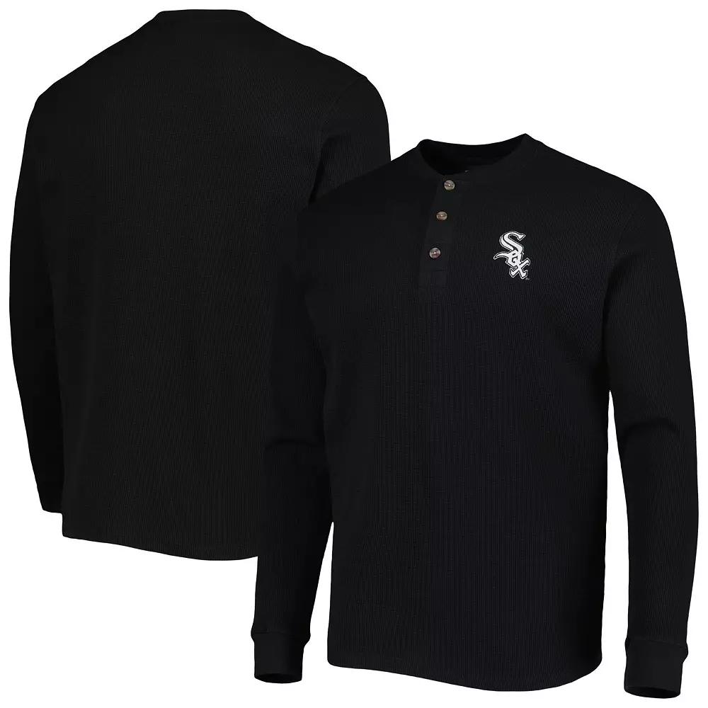 Men's Dunbrooke Chicago White Sox Black Maverick Long Sleeve T-Shirt,  Product Image