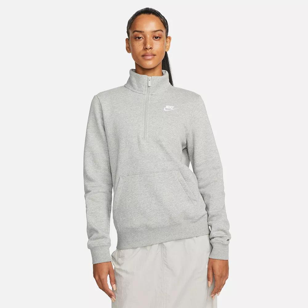 Women's Nike Sportswear Club Fleece Quarter-Zip Sweatshirt,  Product Image