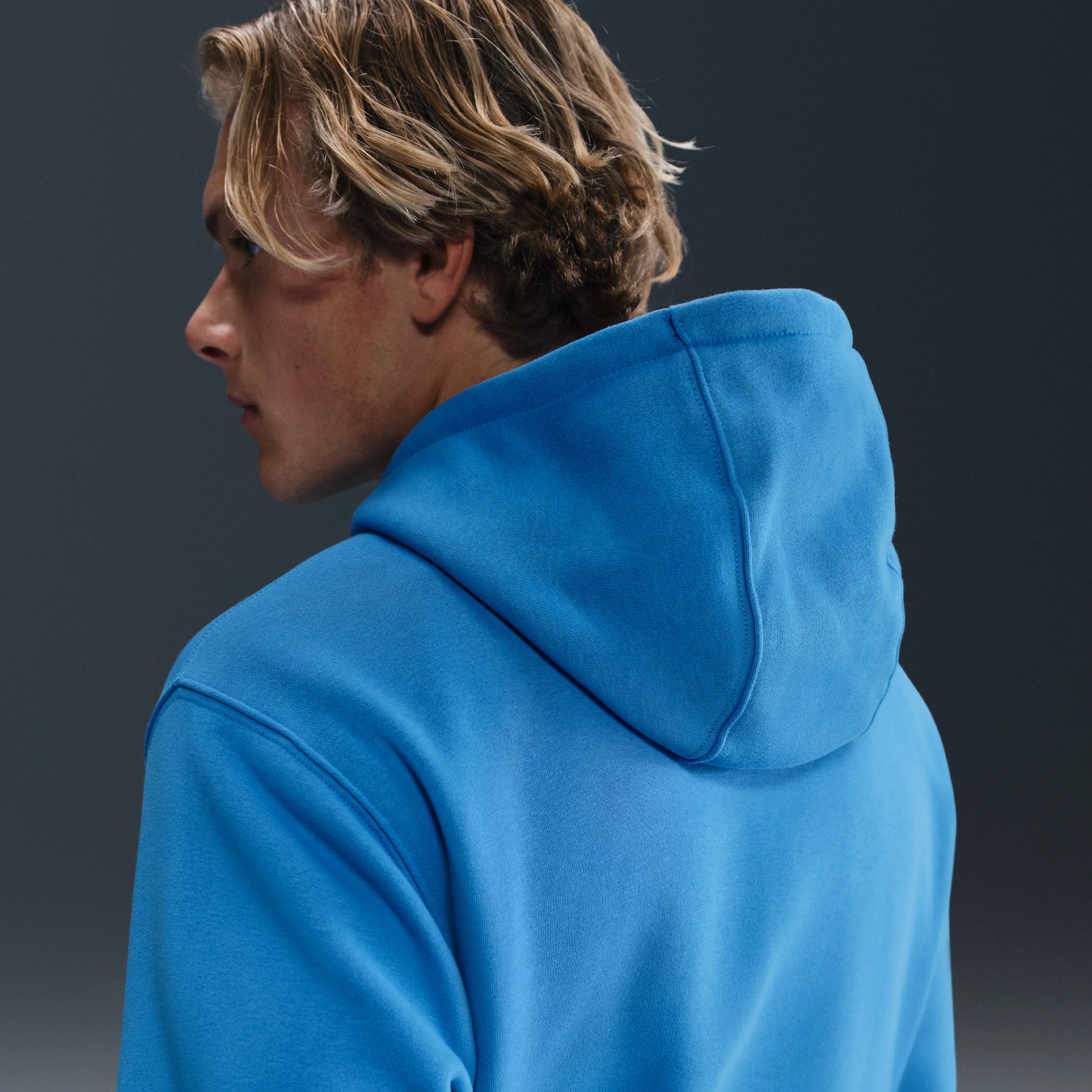 Nike Mens Club Pullover Fleece Hoodie | FN3859-435 Product Image
