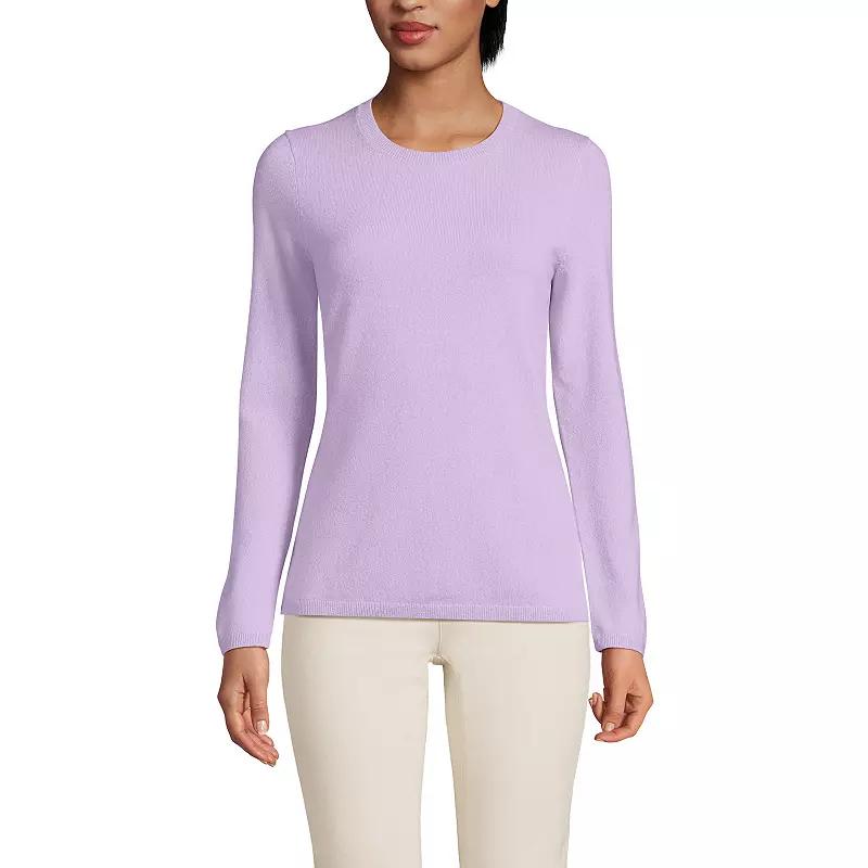 Women's Lands' End Crewneck Cashmere Sweater,  Product Image