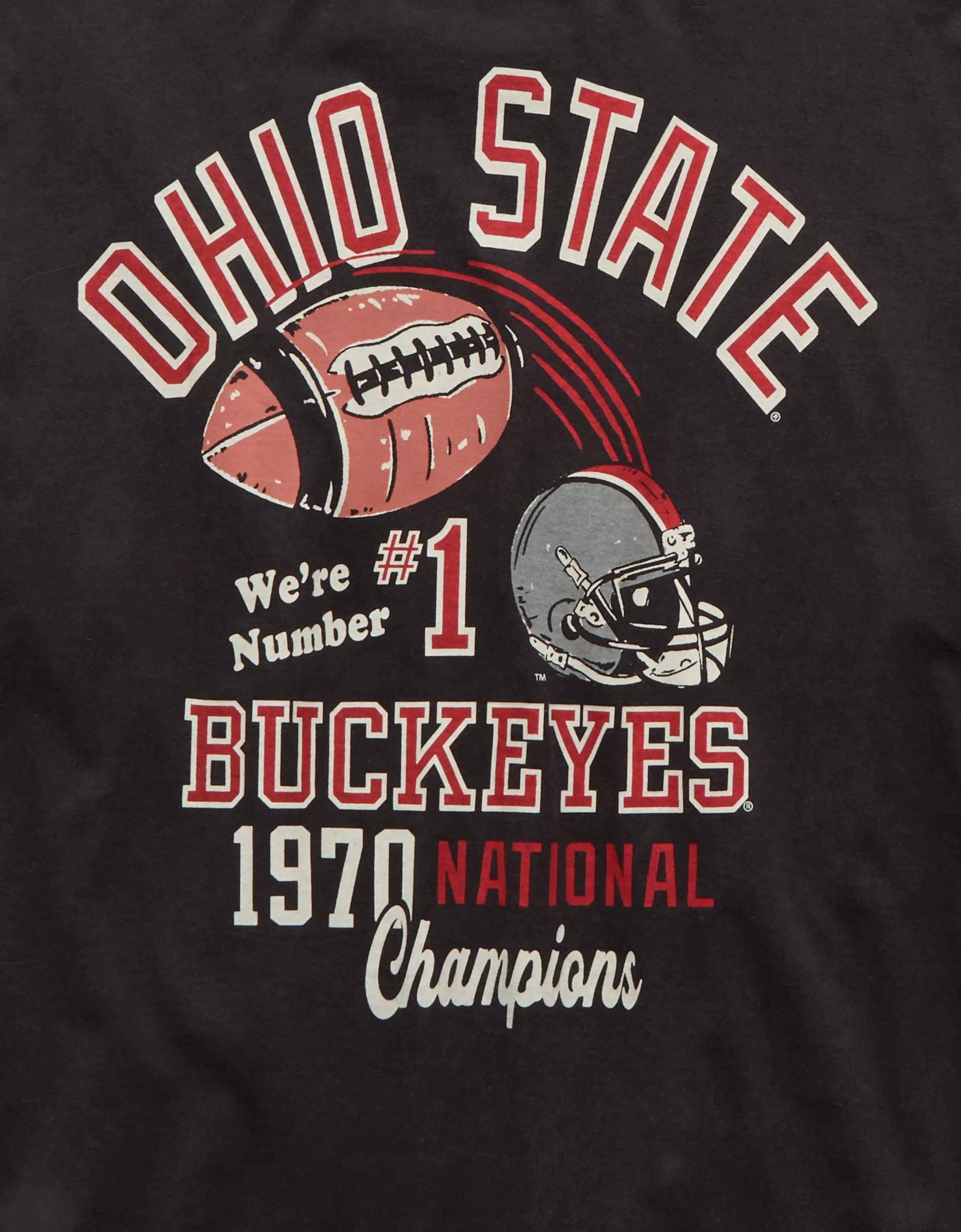 AE Boxy Ohio State Buckeyes Graphic T-Shirt Product Image