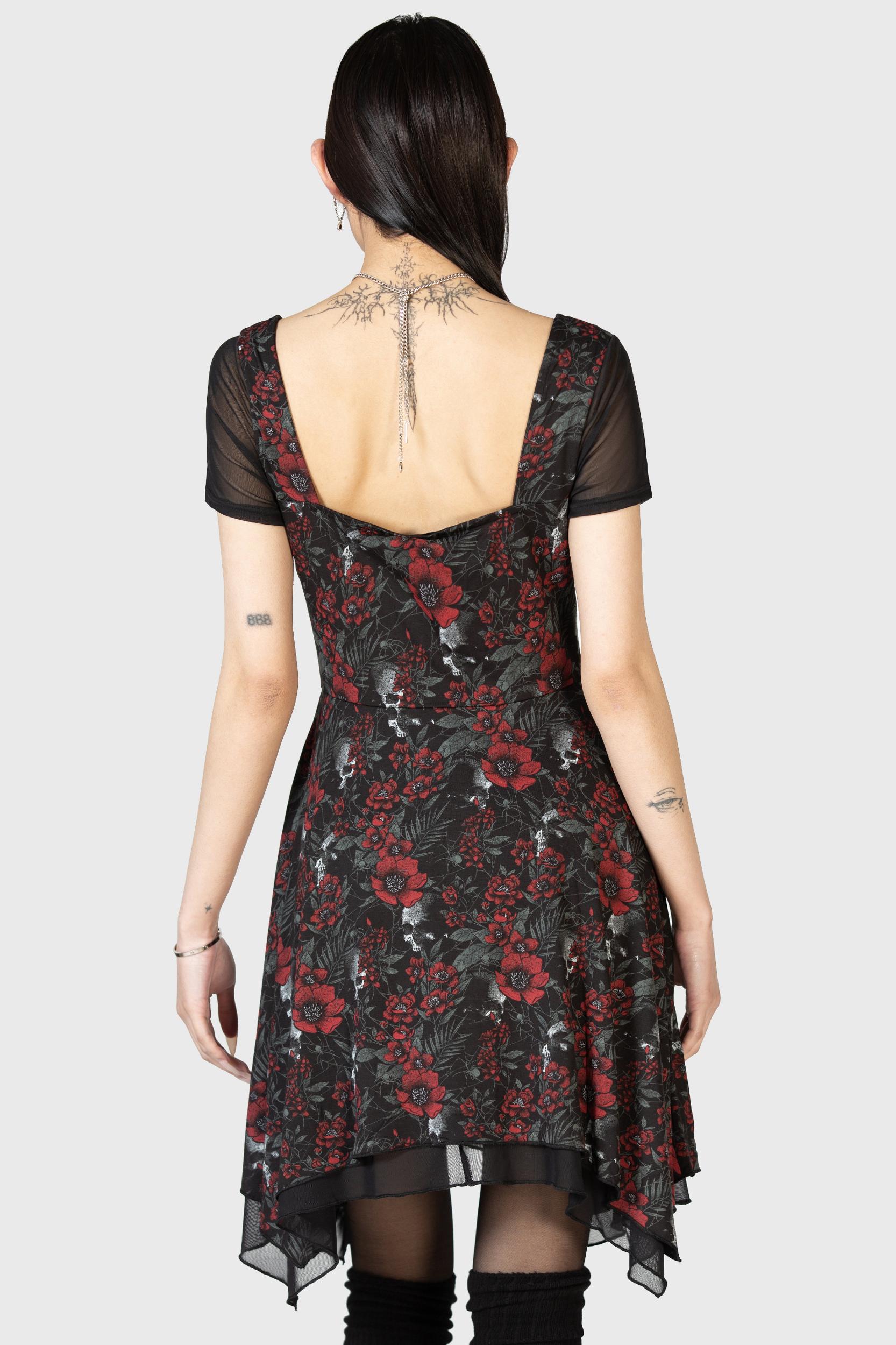 Crimson Decay Mini Dress Female Product Image
