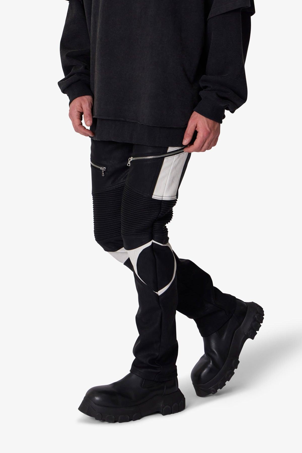 D728 Moto Pants - Black Product Image