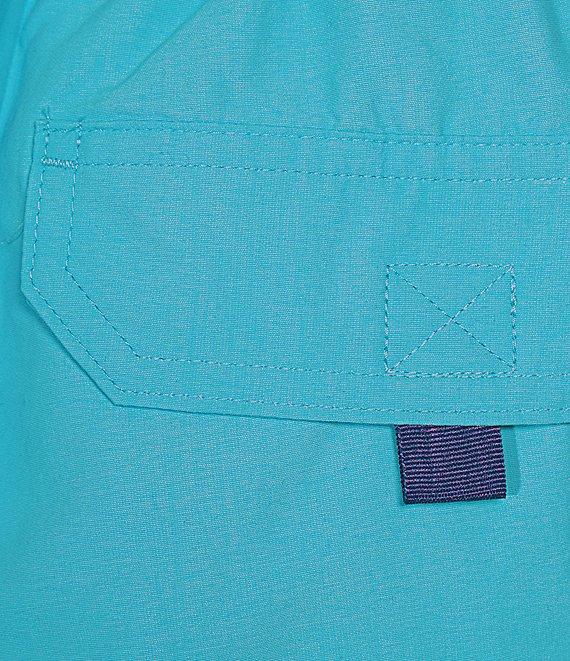 Roundtree & Yorke Aqua-Charter 7#double; Solid Swim Trunks Product Image