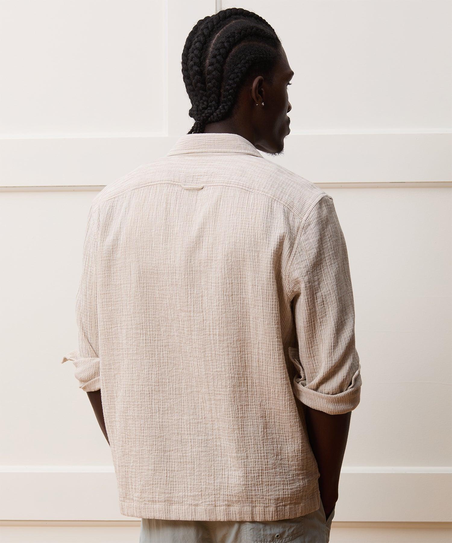 Cotton Double Cloth Gauze Overshirt Product Image