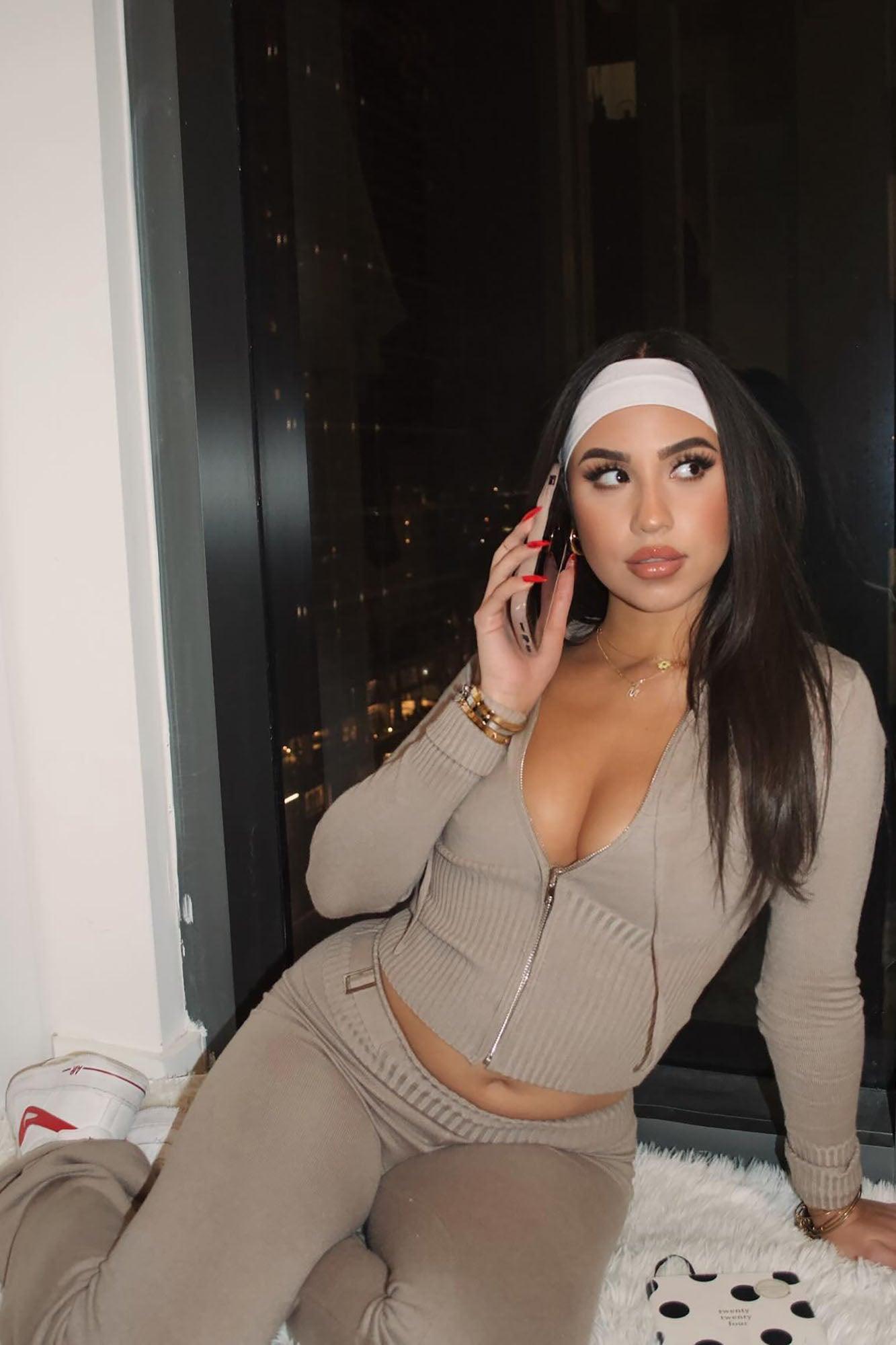 Lena Sweater Pant Set - Oatmeal Product Image