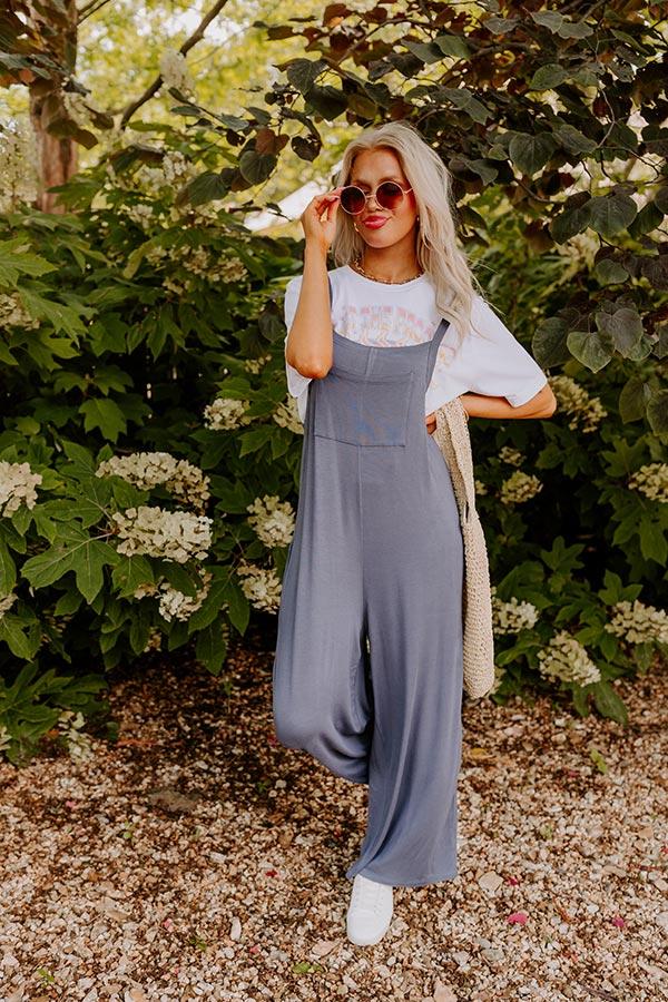 Sunlit Days Jumpsuit in Slate Product Image