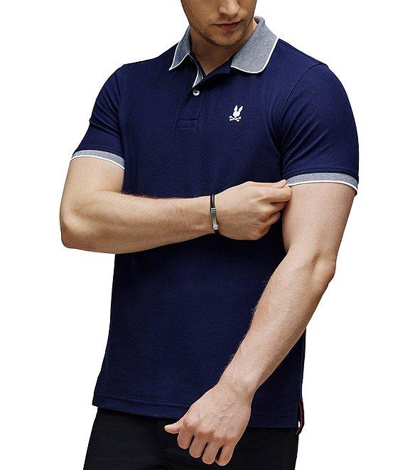 Psycho Bunny Jonas Pique Short Sleeve Polo Shirt Product Image