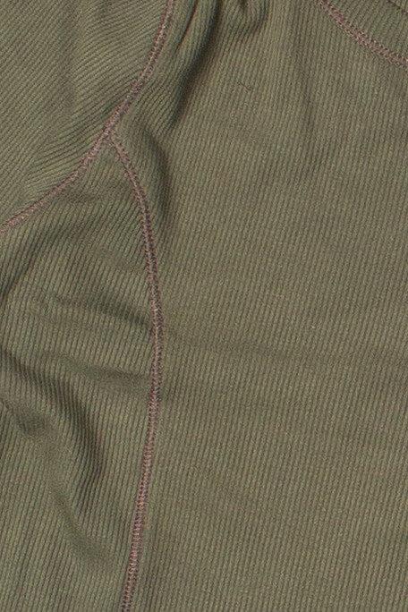 Contrast Seam Long Sleeve Top Product Image