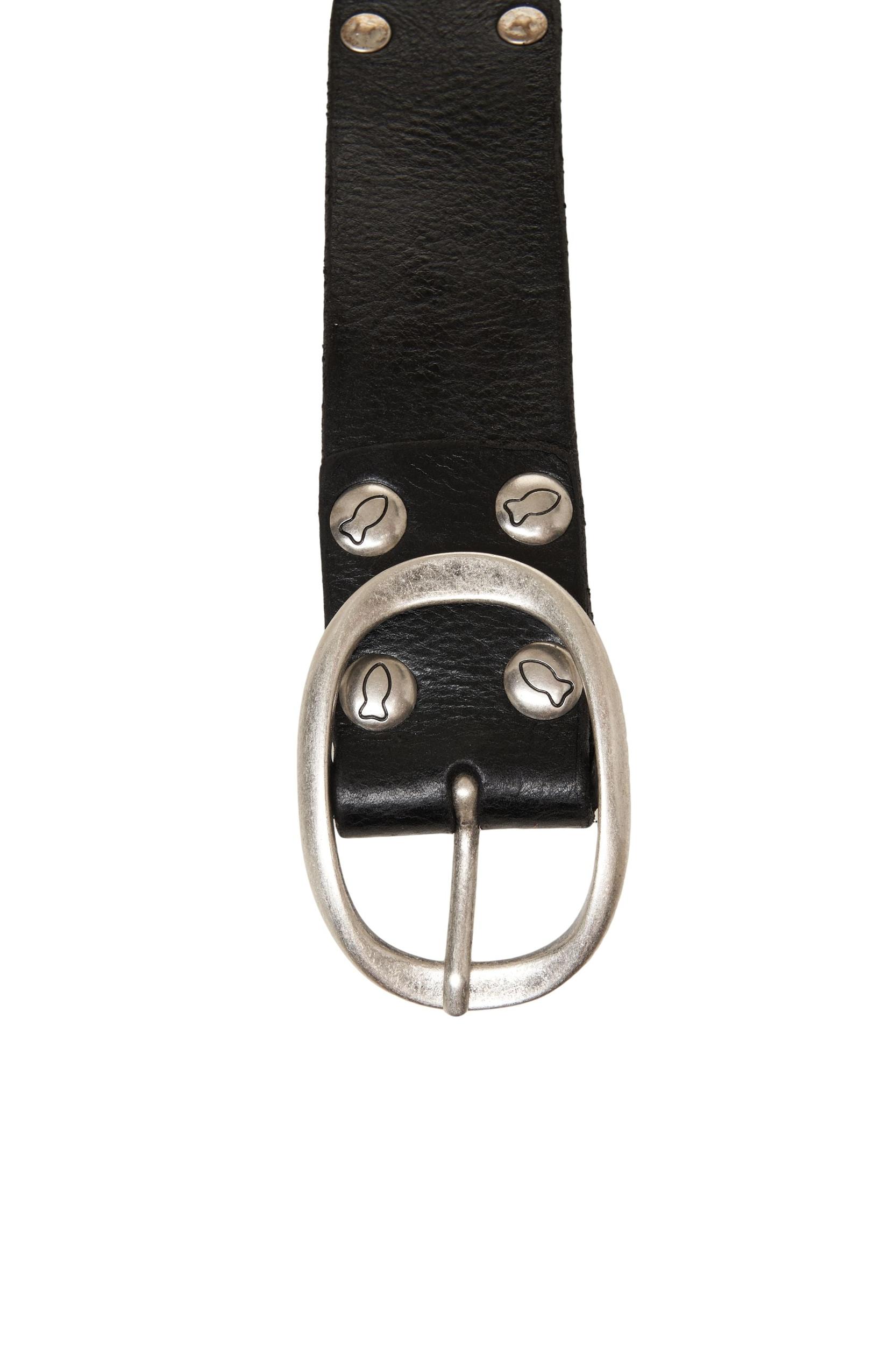 Leather belt with studs Product Image