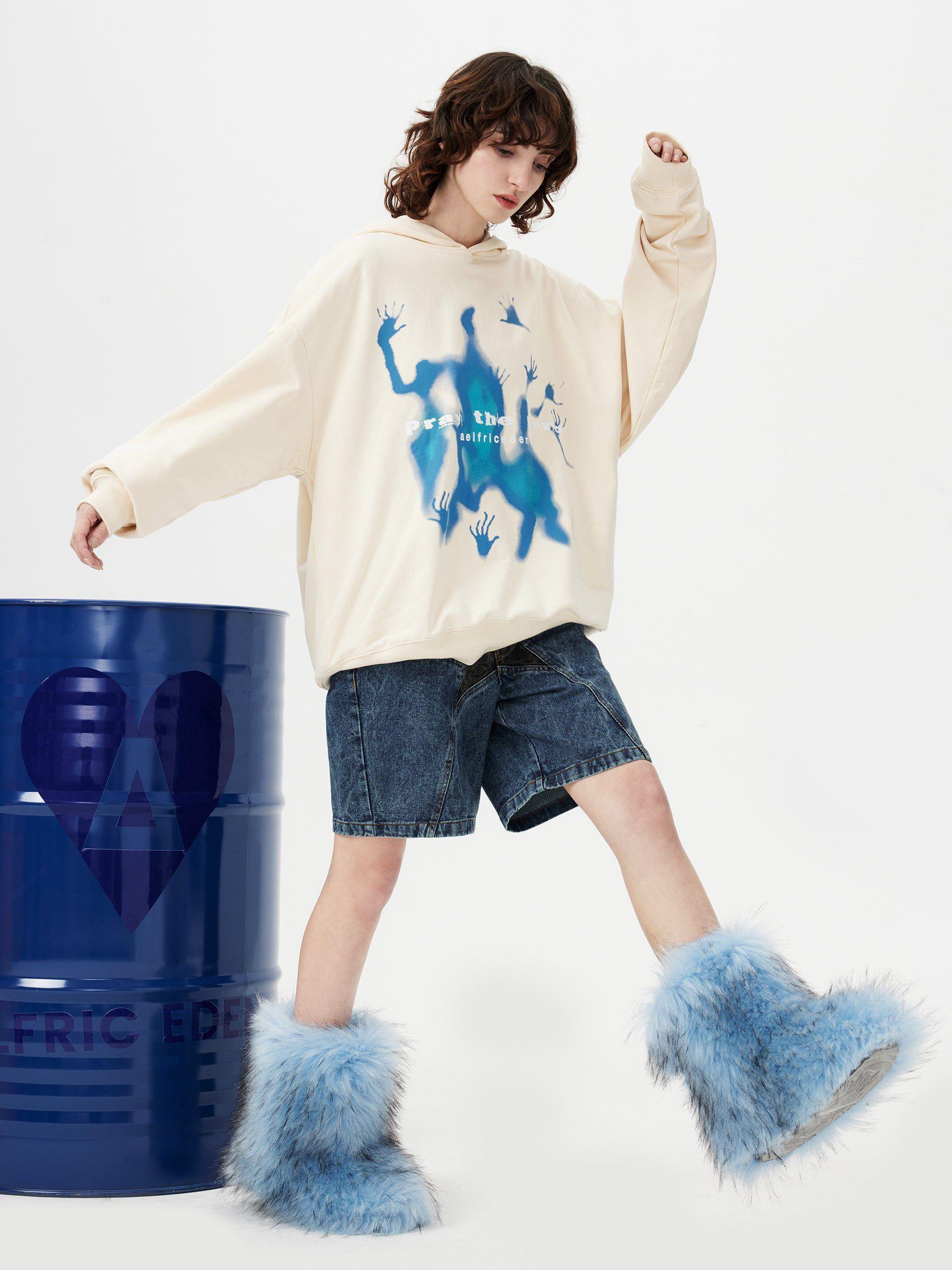 Aelfric Eden Abstraction Shadow Graphic Hoodie Product Image