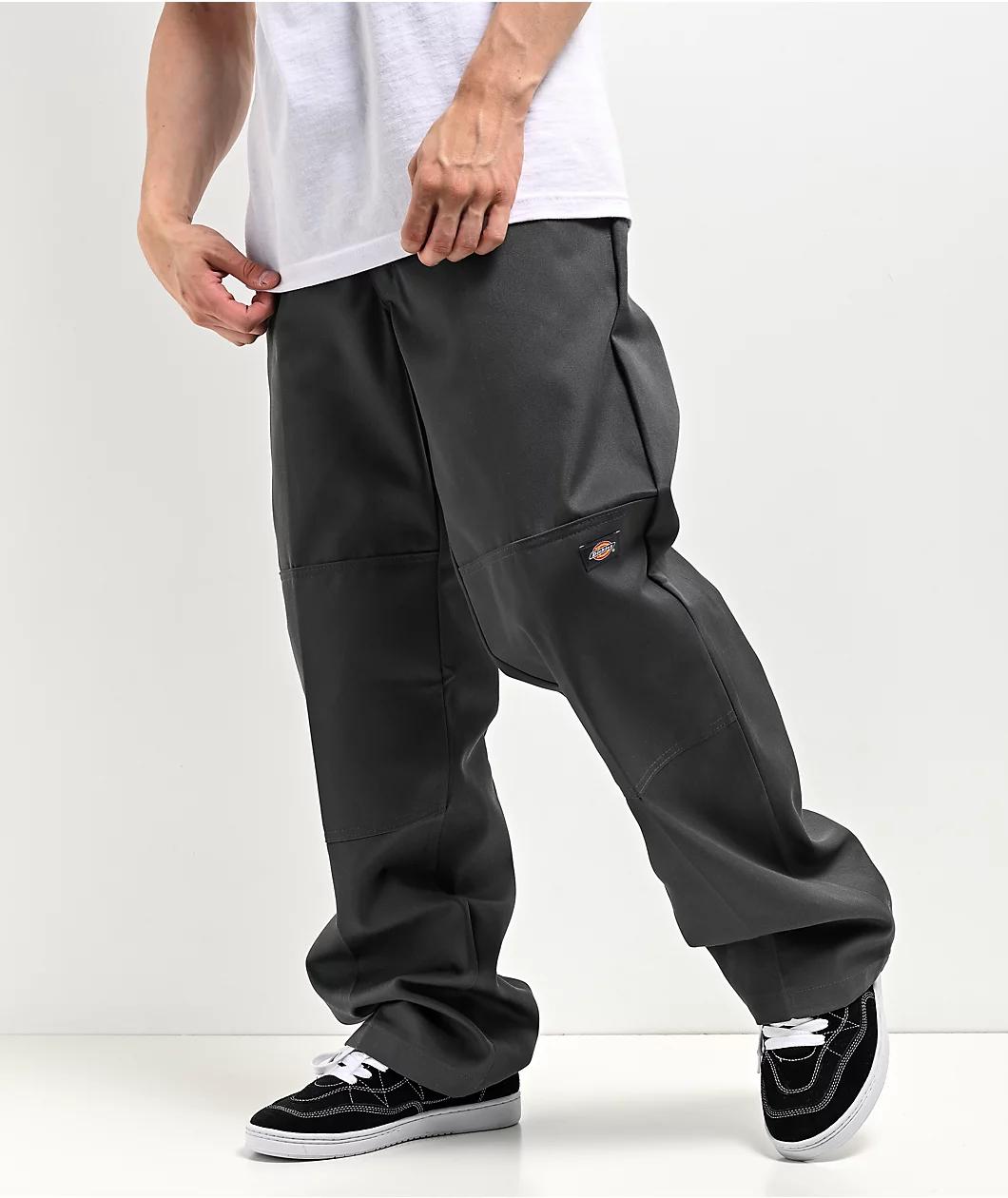 Dickies Loose Fit Charcoal Double Knee Work Pants Product Image