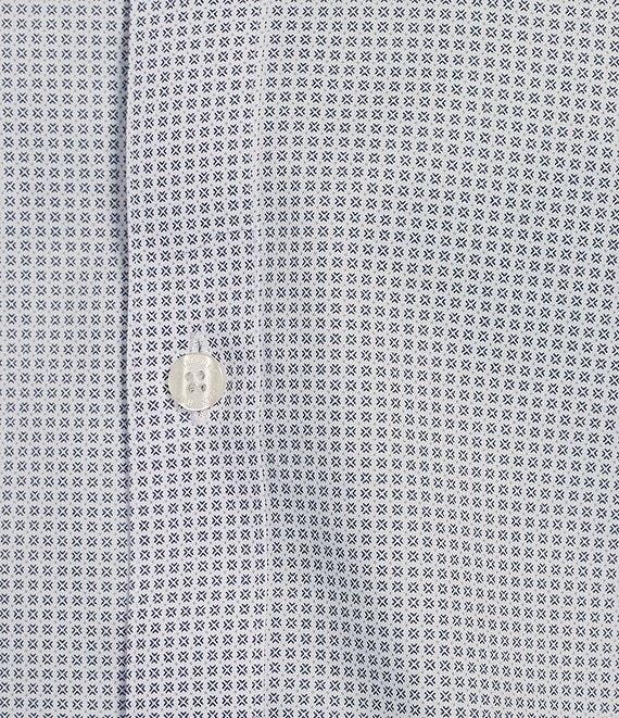 Hart Schaffner Marx State Street Essentials Long Sleeve Geo Print Coatfront Shirt Product Image