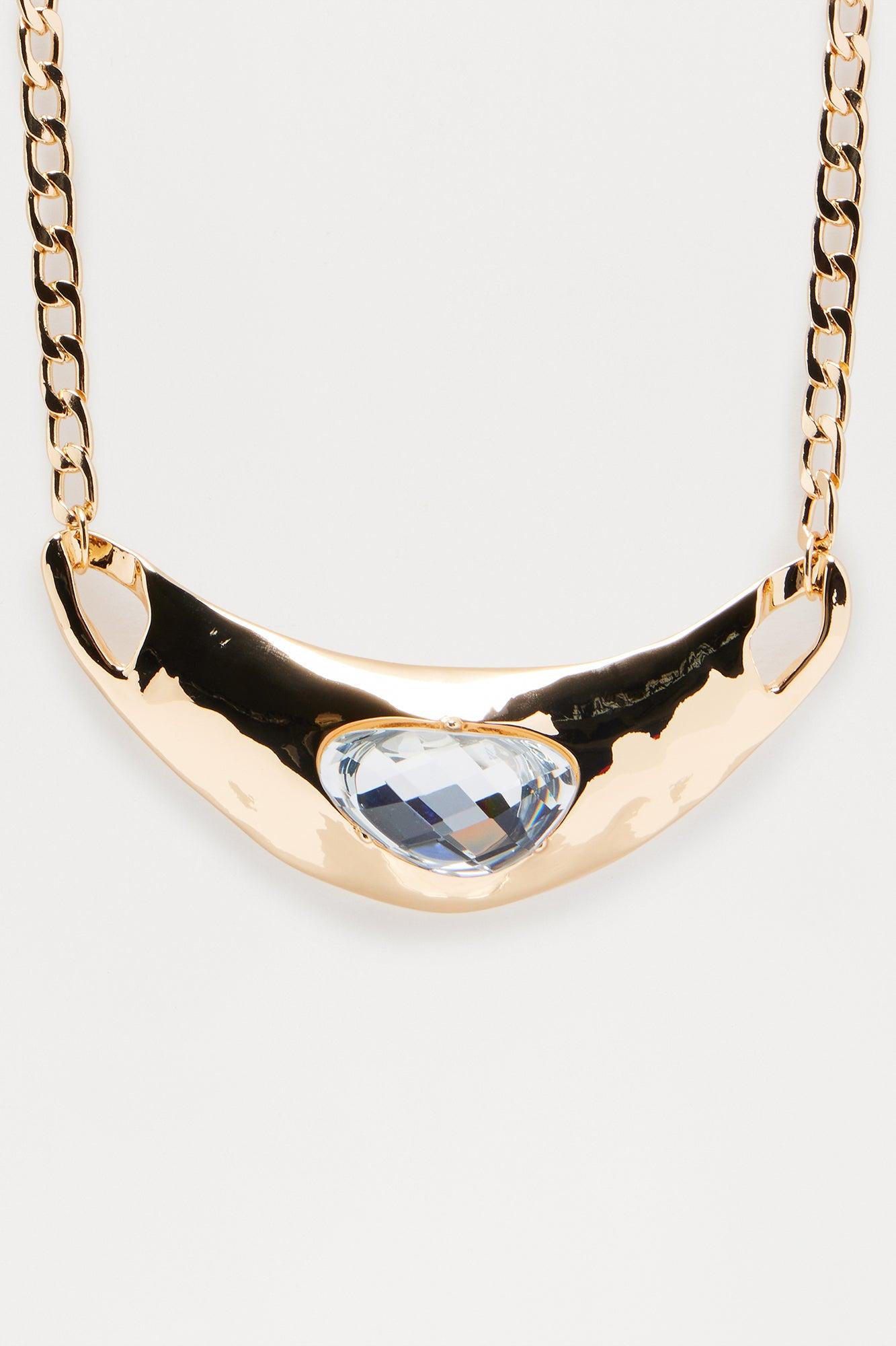 Going For It Choker Necklace - Gold Female Product Image