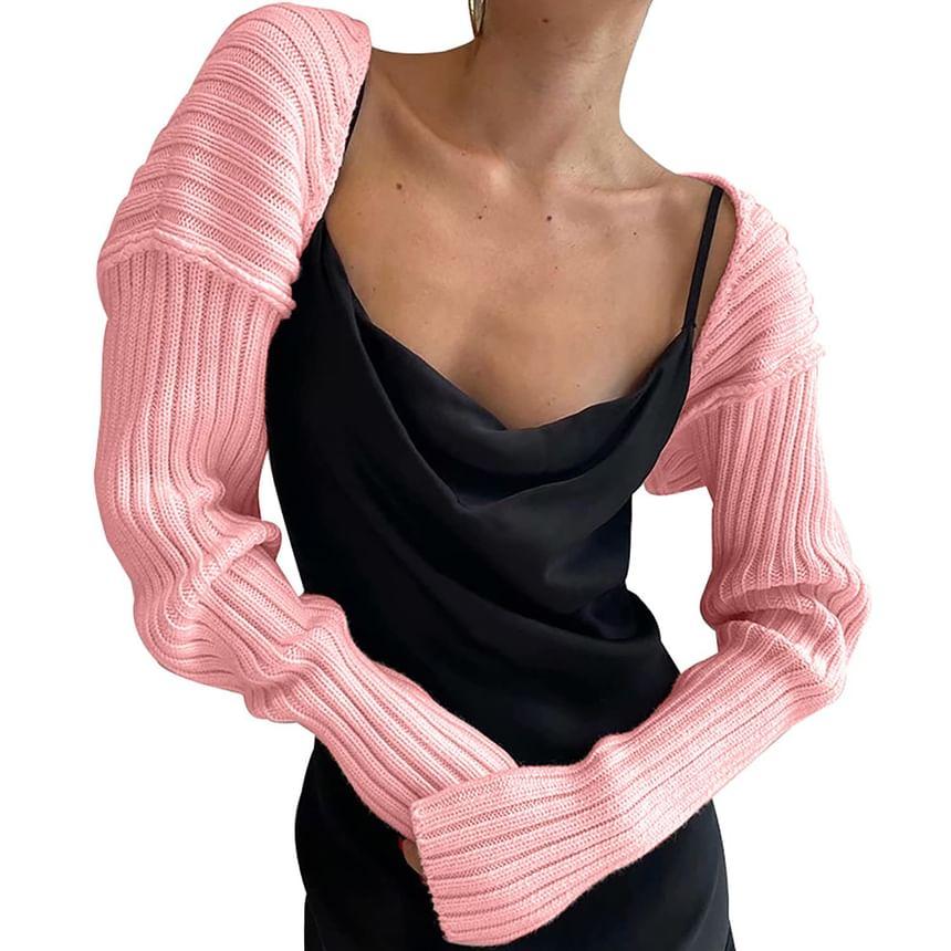 Rib Knit Shrug Product Image
