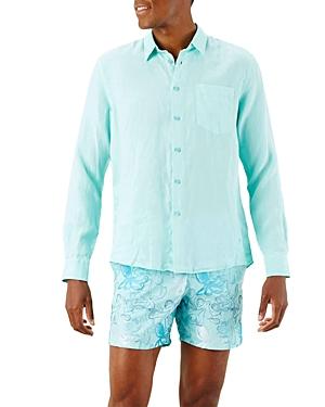 Vilebrequin Men's Solid Linen Shirt Product Image