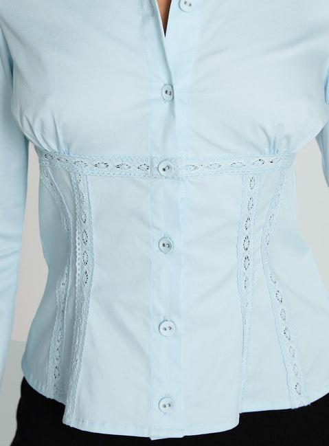 Merritt Top Blue Product Image