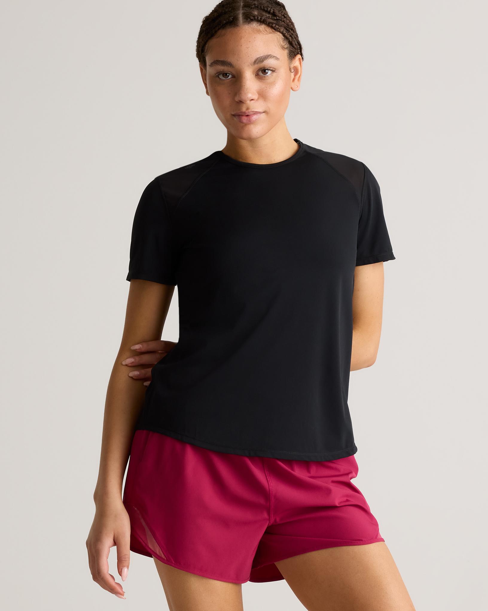 Quince | Women's Essential Run T-Shirt Nylon/Spandex Product Image