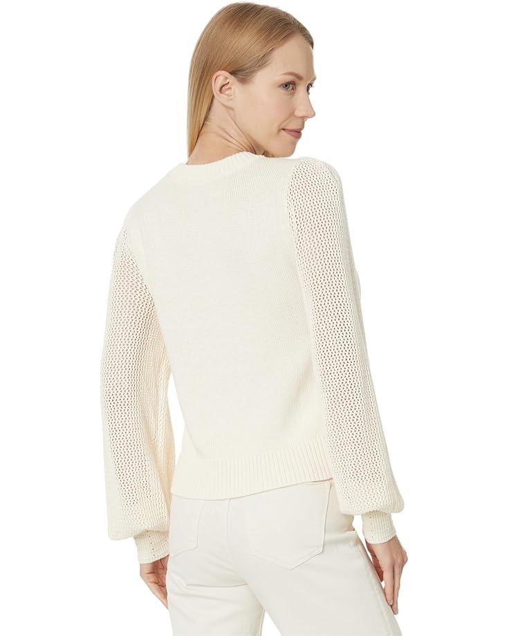 Shimmer Waffle V-neck Sweater Product Image