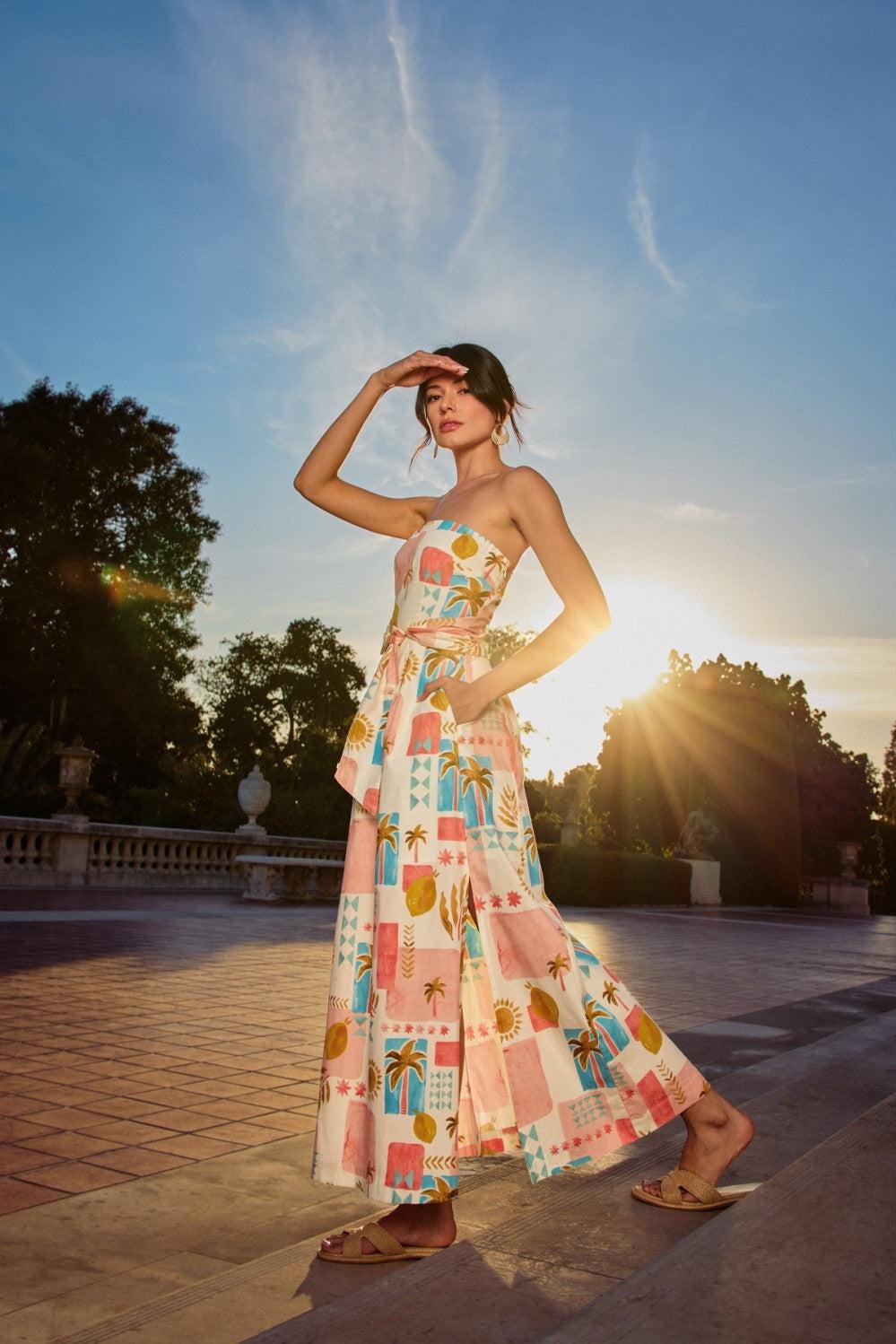 Amalfi Coast Midi Dress Product Image