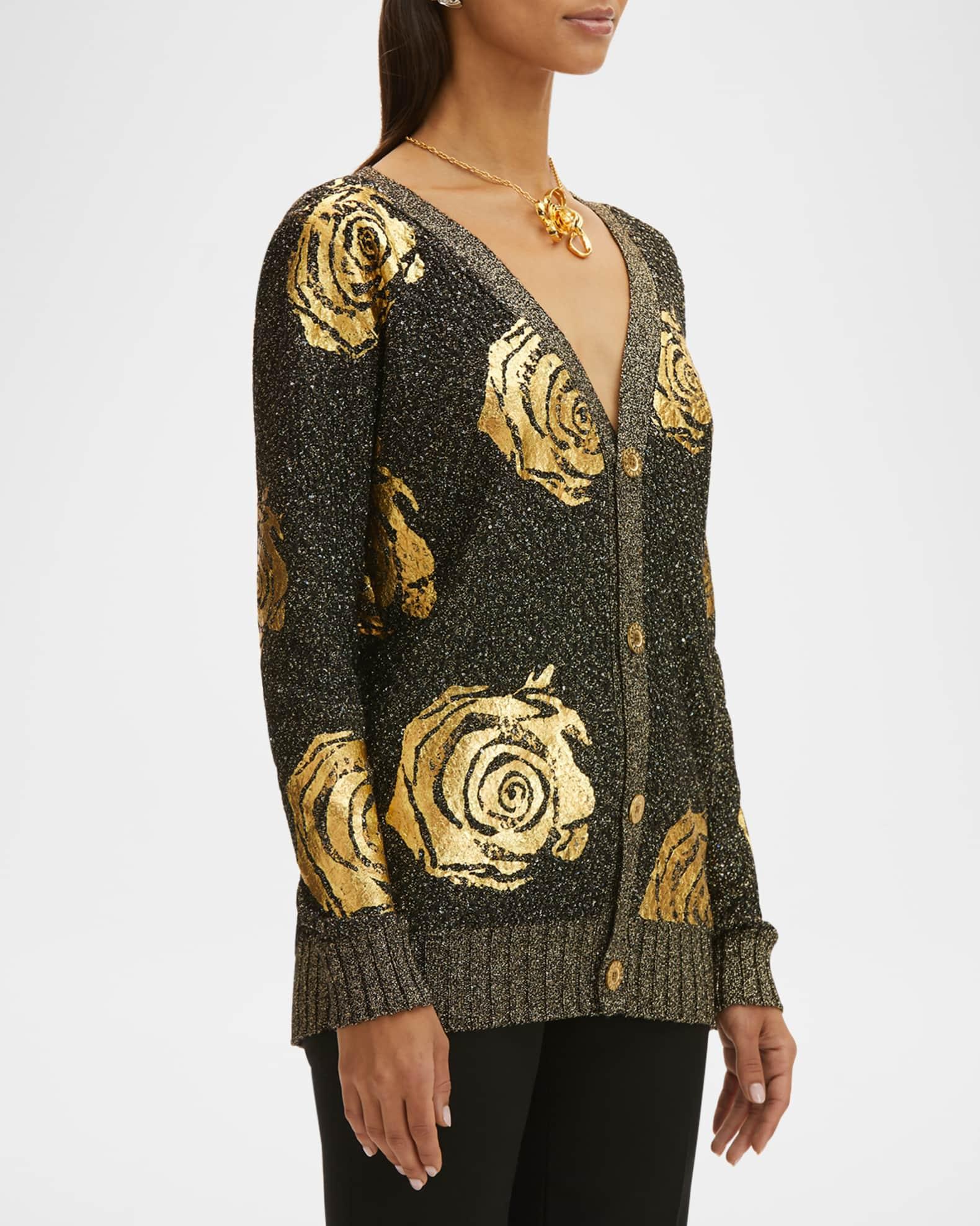 Foiled Rose Cardigan Product Image