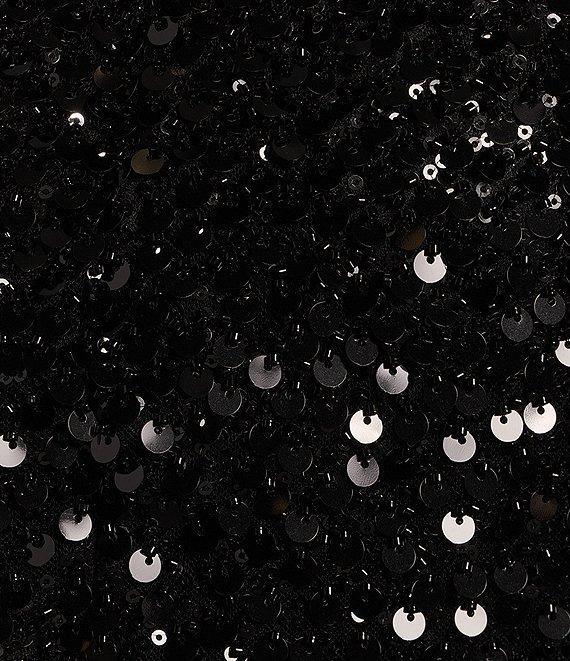 GB Social One Shoulder Glitz Sequin Mini Dress Product Image