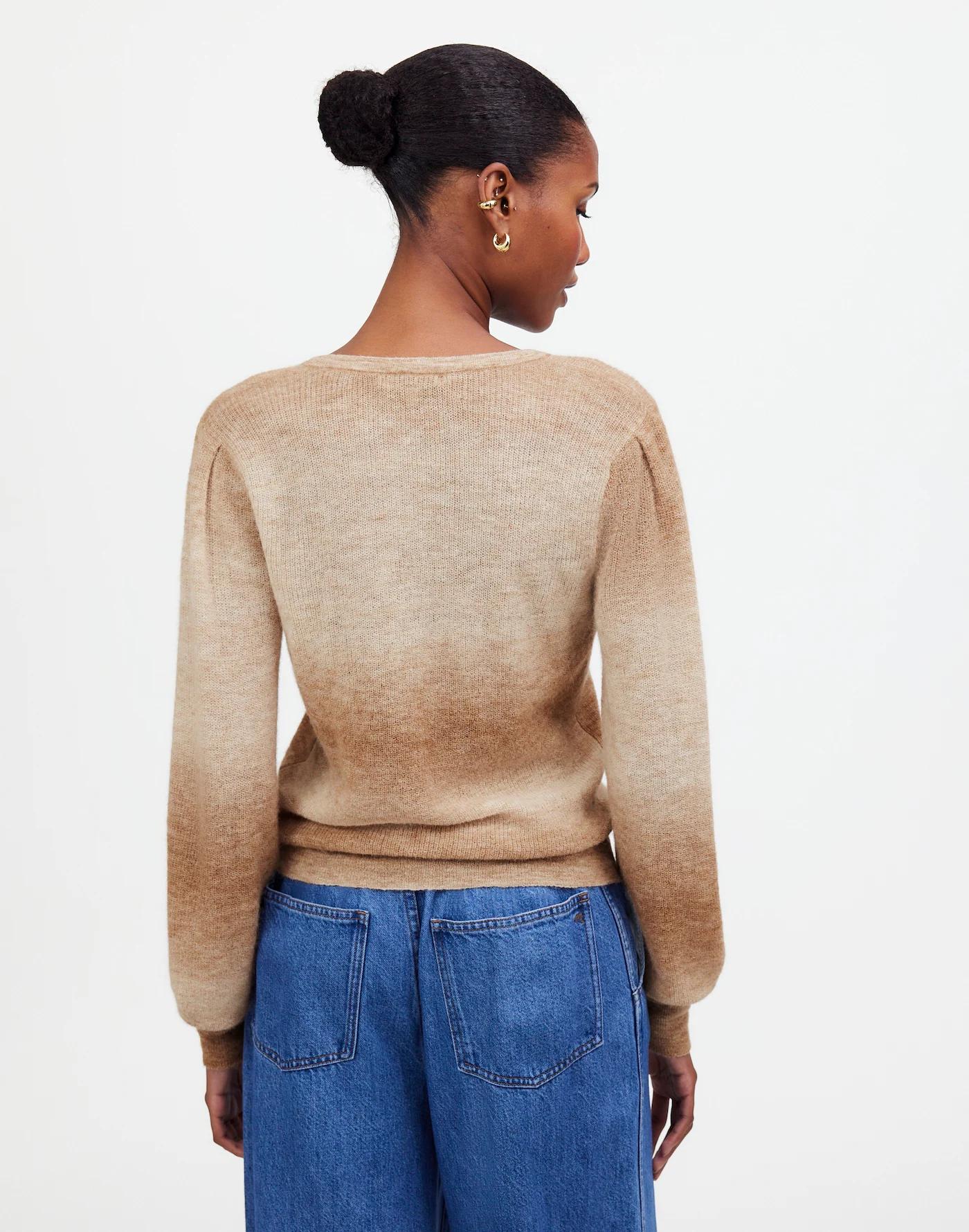 Alpaca-Blend Deep V-Neck Sweater Product Image