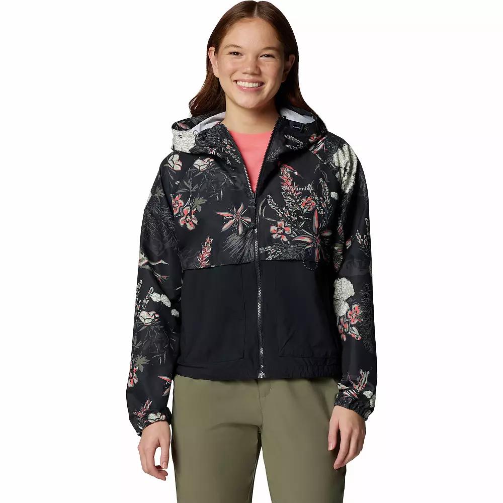 Women's Columbia Spire Valley Omni-SHIELD™ Printed Windbreaker Jacket,  Product Image